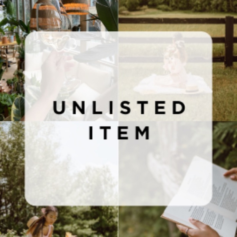 🌿 Unlisted Item - Live Show Listing #5